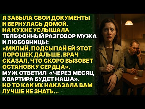 Видео: Мой муж и его любовница ХОТЕЛИ МЕНЯ ОТРАВИТЬ ЧТОБЫ ЗАБРАТЬ КВАРТИРУ. Но я их так красиво наказала