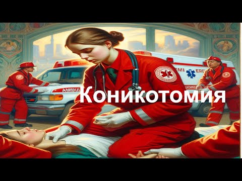Видео: КОНИКОТОМИЯ ПРАКТИЧЕСКИЙ НАВЫК для экзамена