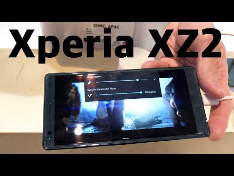 Видео: Новая реальность в Sony Xperia XZ2 - динамическая вибрация