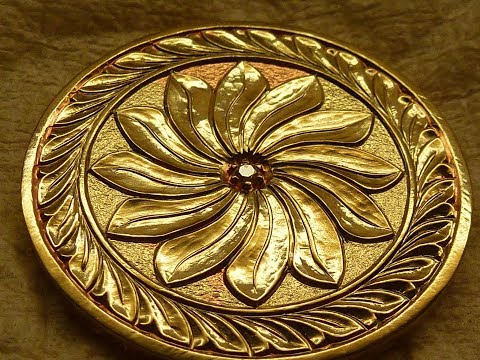 Видео: Рельефная (обронная) гравировка, Ювелирная школа GRS Russia