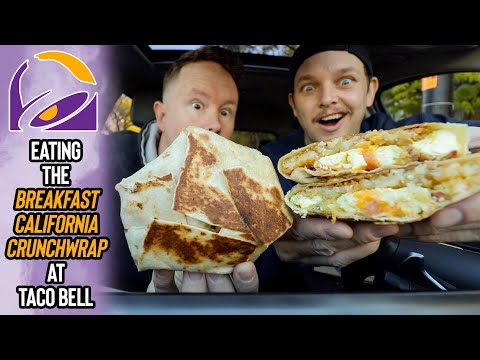 Видео: До сегодняшнего дня мы не знали о существовании Breakfast California Crunchwrap.