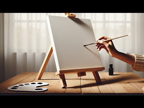 Видео: Как нарисовать красочный осенний пейзаж | Простая акриловая живопись для начинающих
