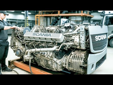 Видео: Man Fully Restores Scania Truck Engine after 1,400,000 KM | by @RAZBORGRUZ - РЕМОНТ ГРУЗОВИКОВ