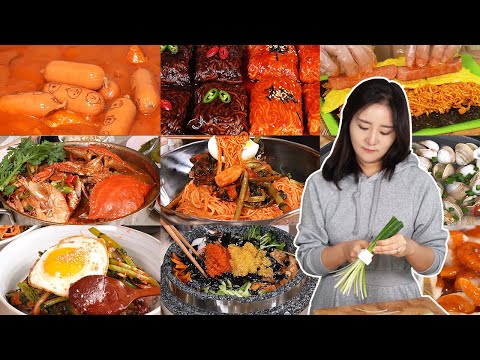 Видео: кулинарная коллекция 12 :) Вкусная и разнообразная коллекция корейской еды.