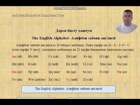 Видео: Англисӣ барои навёдгирон дарси 28