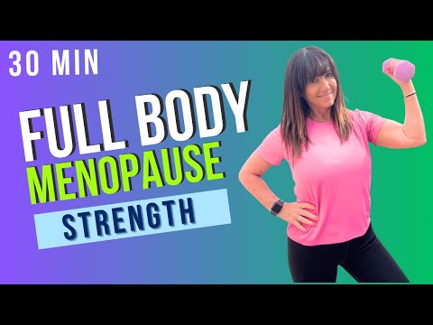 Видео: Тренировка с гантелями на всё тело для женщин 50+ | 30-минутная силовая программа, подходящая для...