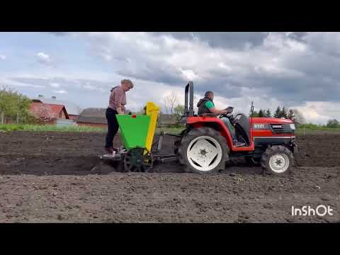 Видео: Культивація і посадка картоплі японським міні трактором Kybota GT 21. 👋💪🏻2024