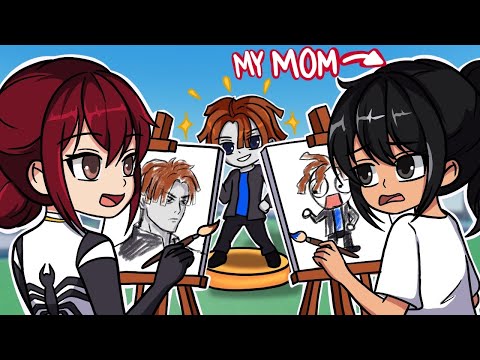 Видео: Рисую аватары людей в DRAW ME против моей МАМЫ
