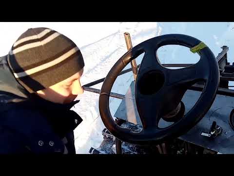 Видео: Болотоход каракат по снегу.