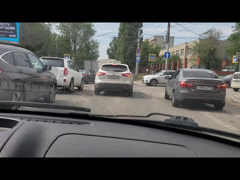 Видео: учебная езда по городу(2)