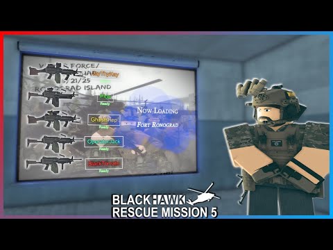 Видео: Рейд пяти человек M249 против форта Роноград | Blackhawk Rescue Mission 5 ROBLOX