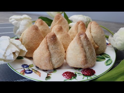 Видео: Печенье "Тюльпаны" Готовится Ну очень Просто! Тает во Рту, очень нежное и рассыпчатое.