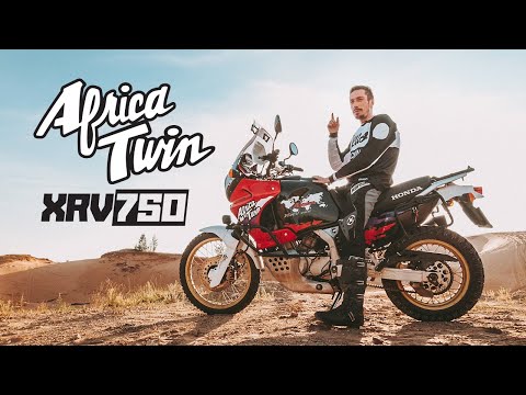 Видео: Честный Обзор Africa Twin на Бездорожье - Honda XRV750 RD07