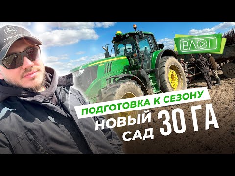 Видео: Влог из хозяйства. Закладка промышленного сада. Обрезка яблони и строительство пруда/ Антон Пермяков