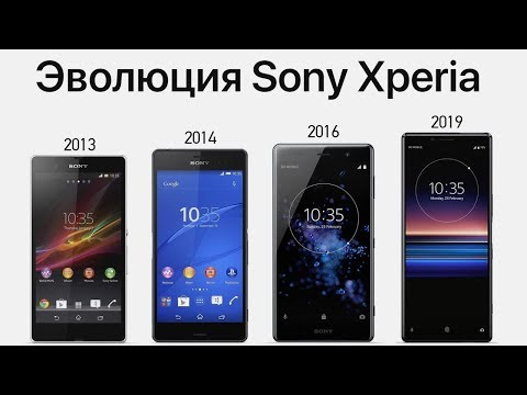 Видео: Эволюция Sony Xperia