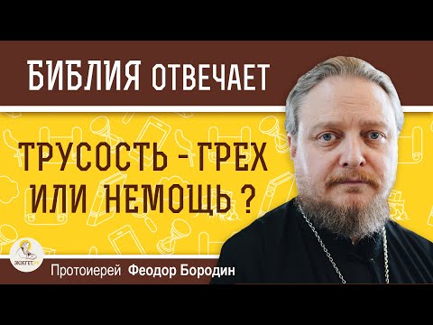 Видео: ТРУСОСТЬ - грех или немощь ?  Протоиерей Феодор Бородин