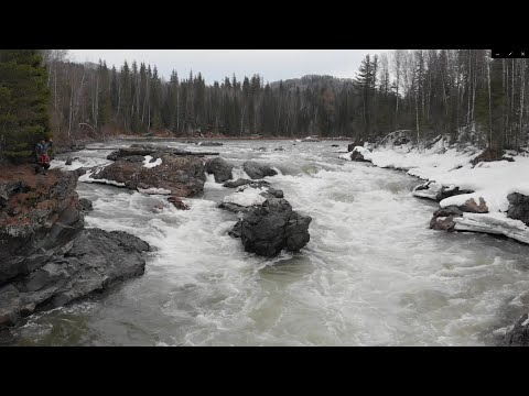 Видео: Кизир 2020/Таёжный кайф/1 порог/Открытие водомётного сезона.