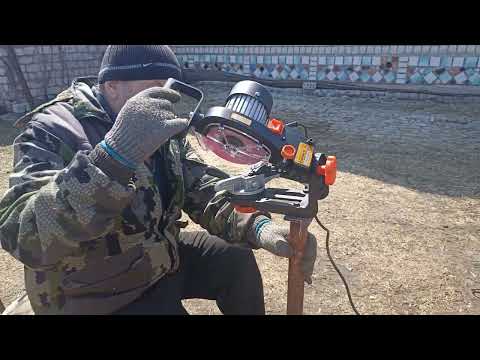 Видео: Станина самодельная для станка заточки цепей