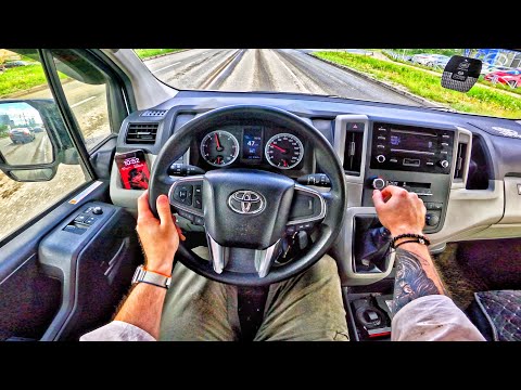 Видео: 2021 Toyota HiAce 2.8D MT - ТЕСТ-ДРАЙВ ОТ ПЕРВОГО ЛИЦА