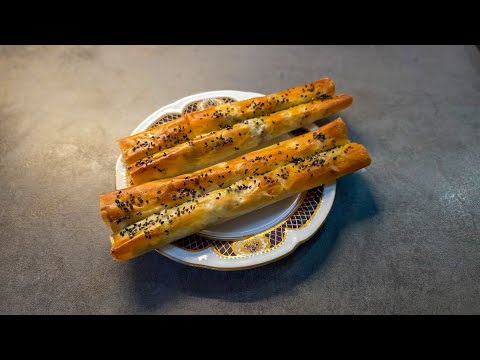 Видео: Хрустящие роллини из теста фило с мясом и сыром 😋🫔🧀 #фило #роллини #выпечка #слойки #роллинисмясом