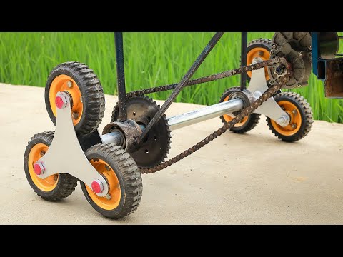 Видео: HTN Creativity Миллиарды людей не знают этот секрет! Поставьте 3 колеса на тележку, и произойдут