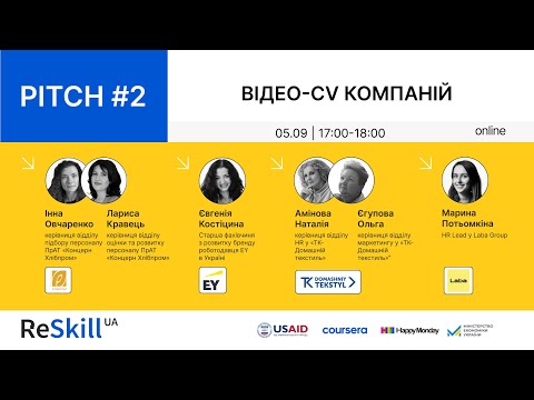 Видео: Відео-CV компаній. Pitch #2