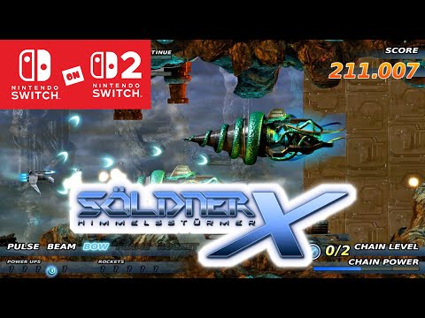 Видео: Söldner-X: Himmelsstürmer | SHMUP | Nintendo Switch на Switch 2 | gogamego