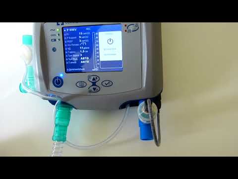 Видео: Калибровка датчика кислорода FiO2 аппарата Puritan Bennett 560