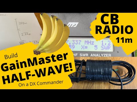 Видео: CB Radio: Сборка GainMaster HALFWAVE на стойке DX Commander. Еще одна подробная загрузка