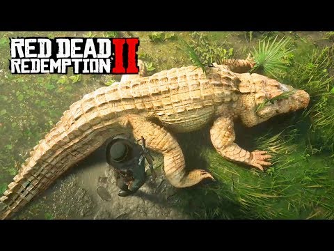 Видео: Как найти Легендарного АЛЛИГАТОРА - RDR 2 Охота