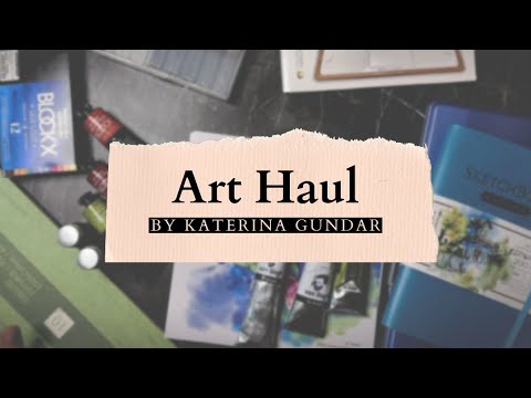 Видео: Внезапный Art Haul // много материалов
