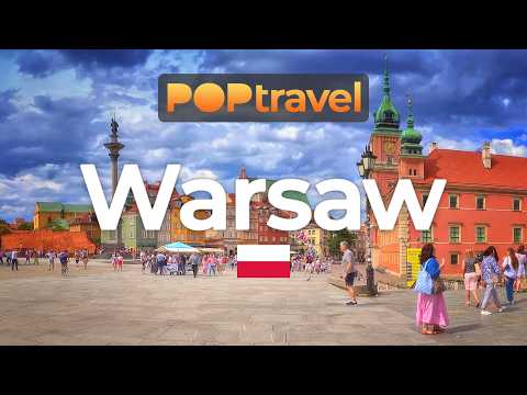Видео: ВАШАВА, Польша 🇵🇱 - Летний тур - 4K HDR с субтитрами