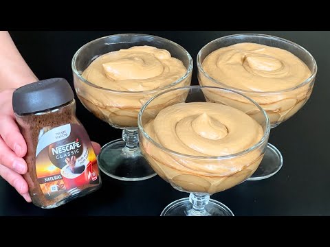 Видео: Десерт из кофейного мусса за 5 минут! Этот десерт настолько вкусный, что я ем его каждые выходные!