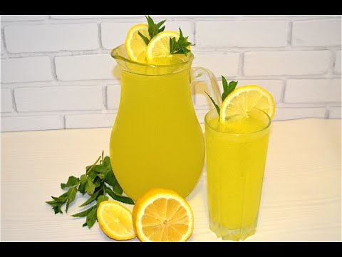 Видео: Турецкий Лимонад / Самый вкусный рецепт Лимонада / 100% утоляет жажду / turkish lemonade ! # 211
