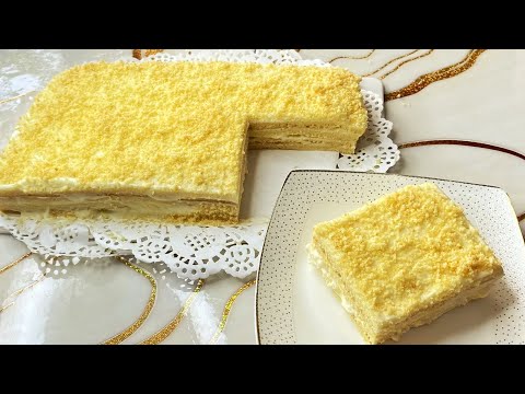 Видео: Торт Лебеддинный пух. Готовить проще простого.Торт за 30минут