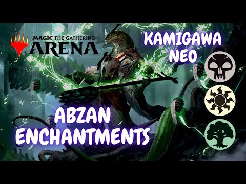 Видео: NEO / Колода Абзан на чарах / Abzan enchantments deck. MTG arena / мета 2022