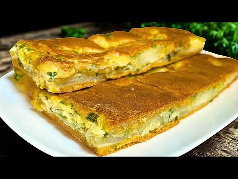 Видео: ЛЕНИВЫЙ Пирог с КАРТОШКОЙ (Тает во рту). БЕЗ ДРОЖЖЕЙ и Замеса Теста!