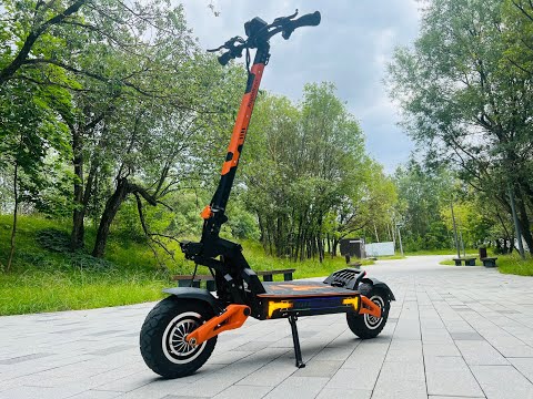 Видео: Электросамокат Kugoo Kirin G4 pro - ЗАПРЕДЕЛЬНАЯ МОЩЬ! НОВИНКА 2023 г. Обзор, тест-драйв, разбор.