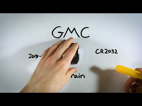 Видео: Замена батареи брелока GMC Terrain (2018–2021)