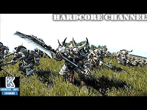 Видео: Total War Warhammer - прохождение Hardcore Зверолюди =1= Необузданная ярость