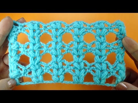 Видео: РЕДКИЙ Ажурный узор для шали -  узор вязания крючком   105