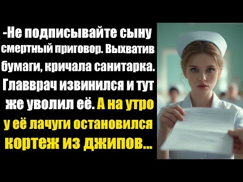 Видео: Не подписывайте сыну смертный приговор. Выхватив бумаги, кричала санитарка. Главврач извинился
