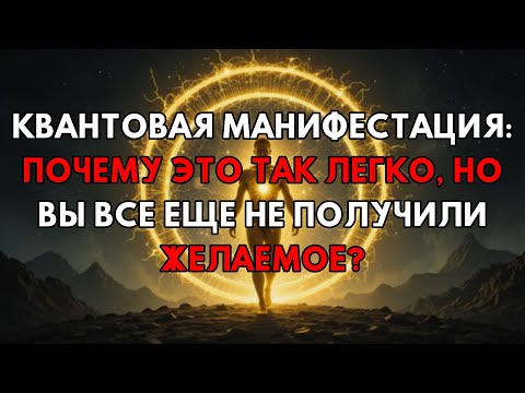 Видео: Квантовая Манифестация Раскрыта: Почему Это Шокирующе Просто, Но Никто Не Использует Ее?