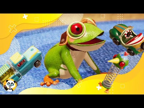 Видео: Frogger in Toy Town | Помогаем лягушатам | Мультик ИГРА | Игра прохождение