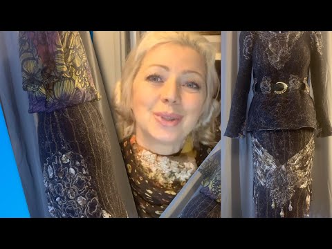 Видео: Войлок. Юбка-годе в стиле «этно» . Часть-1. Студия «Olish-art »