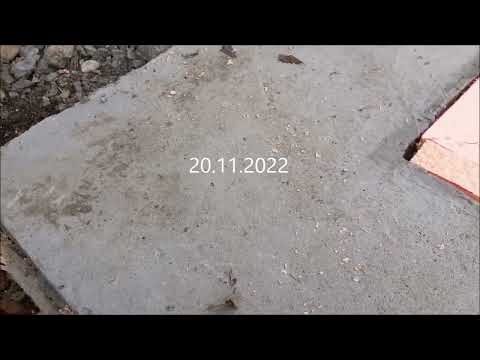 Видео: Твердение бетона на холоде.