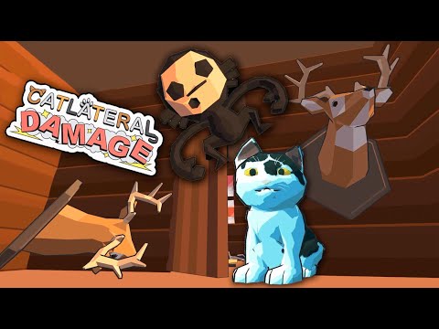 Видео: КОТ, ПОЙМАВШИЙ КРАСНЫЙ ОГОНЁК - Catlateral Damage #3