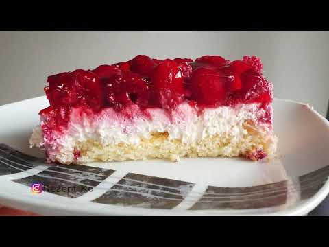 Видео: МАЛИНОВЫЙ ТОРТ 🍰 Простой рецепт! ❄️ Rezept ko