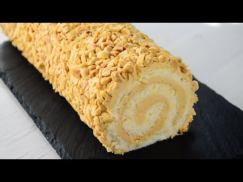 Видео: В детстве я ЕГО просто обожала!!! ☆ АРАХИСОВЫЙ РУЛЕТ