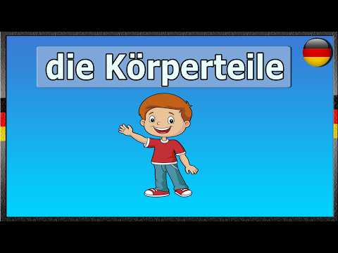 Видео: Части тела на немецком языке с субтитрами. Немецкий для новичков!